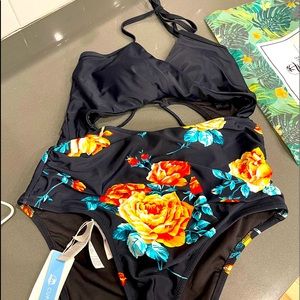 One piece bathing suit